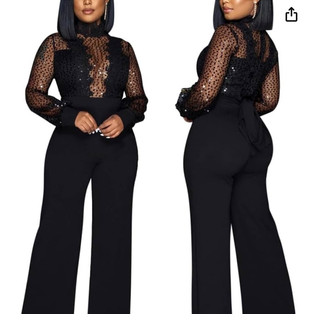 KELYWELL Sexy Sequins Jumpsuit for Women (New)